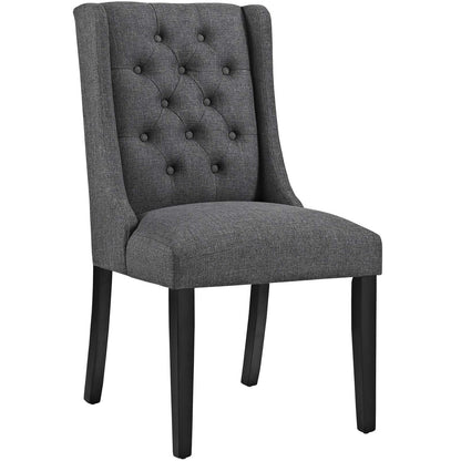 Baronet Dining Chair Fabric Set of 4, Fabric, Grey Gray 15868
