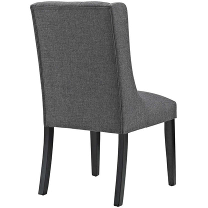 Baronet Dining Chair Fabric Set of 4, Fabric, Grey Gray 15868