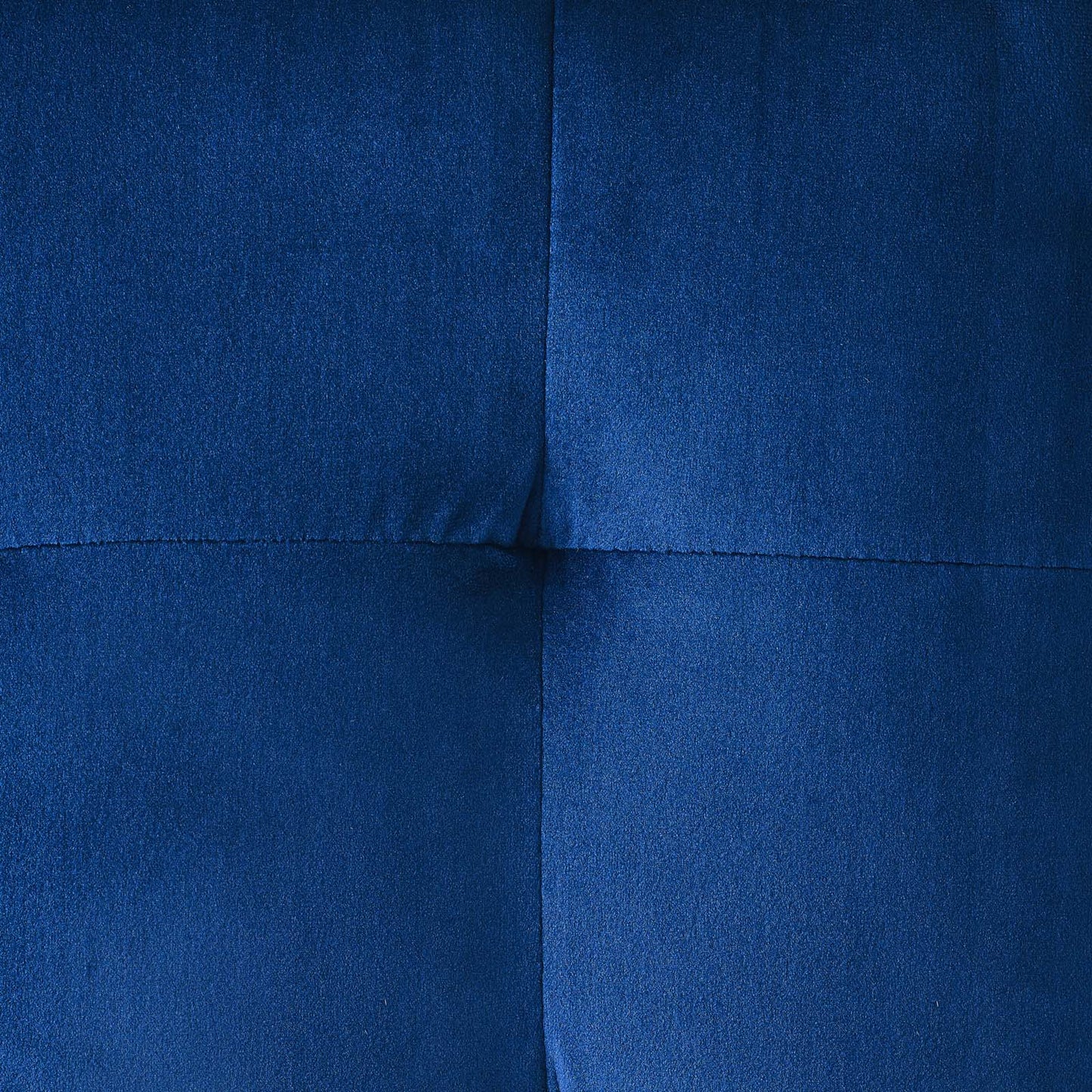 Contour Tufted Cube Performance Velvet Ottoman, Velvet Fabric, Navy Blue, 17835