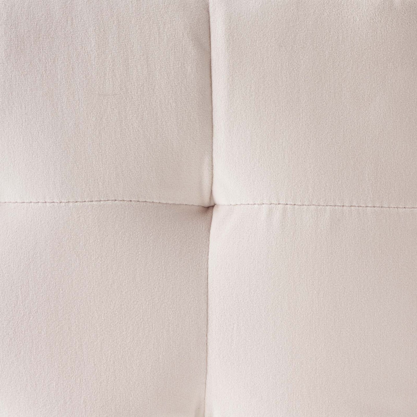 Contour Tufted Cube Performance Velvet Ottoman, Velvet Fabric, Pink, 17836