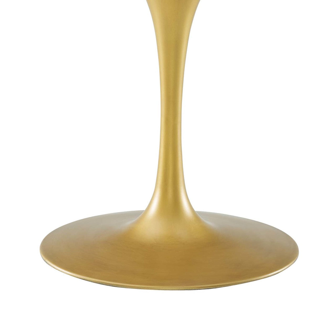 Drive 47" Oval Wood Top Dining Table, Wood Metal Steel, Black Gold 15879