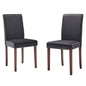 Prosper Upholstered Velvet Dining Side Chair Set of 2, Velvet, Wood, Grey Gray, 18238
