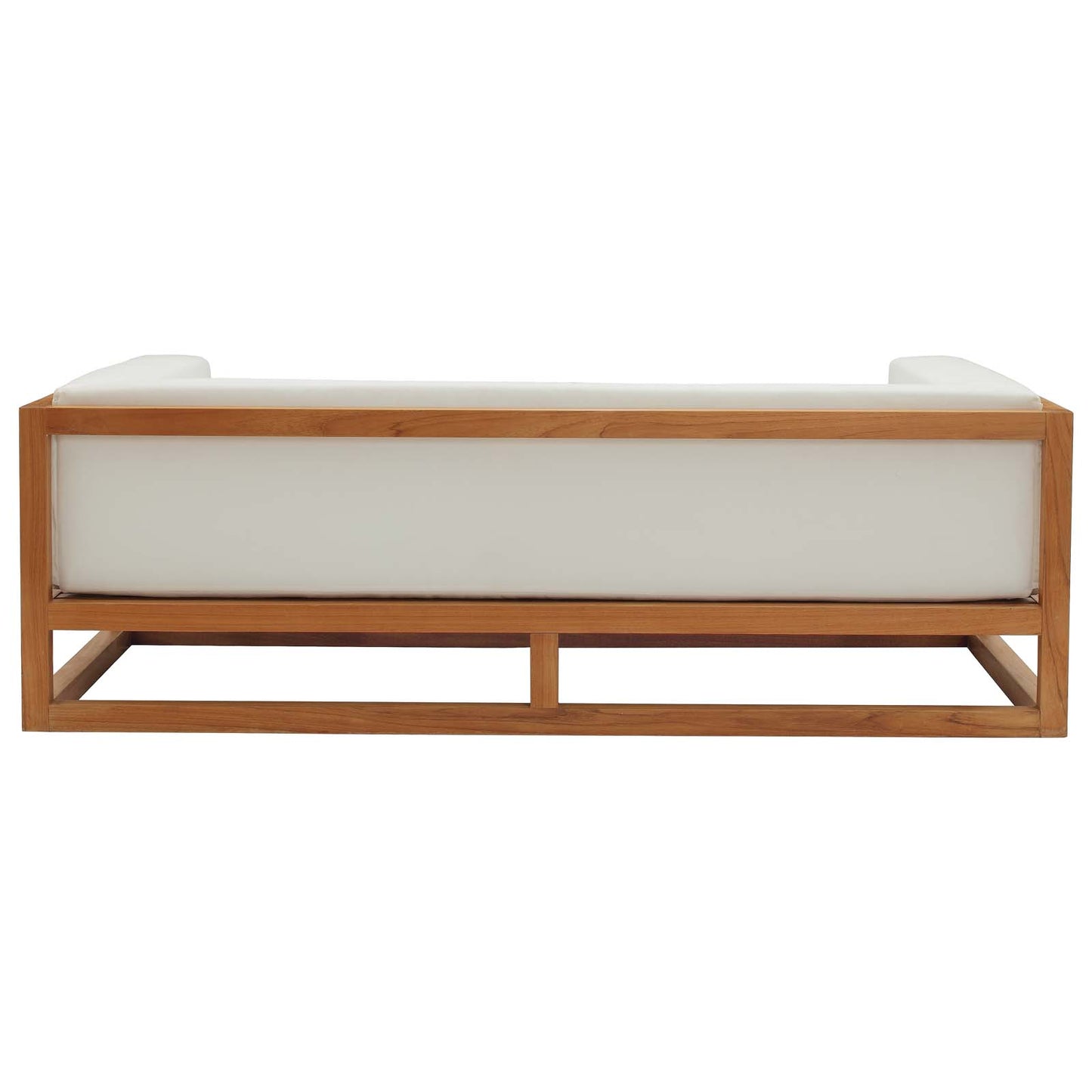 Newbury 6 Piece Outdoor Patio Set, Wood, Natural White, 17872