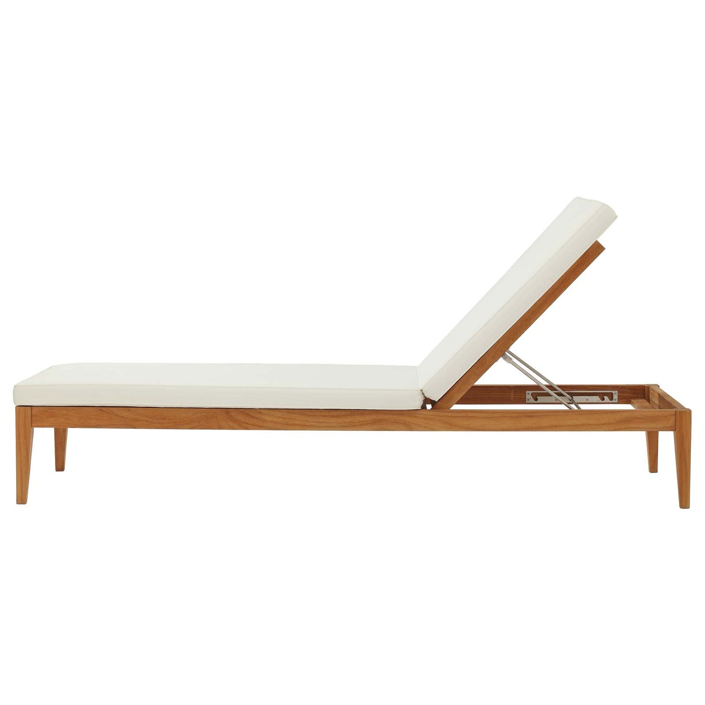 Northlake 3 Piece Outdoor Patio Premium Grade A Teak Wood Set, Wood, Natural White, 17877