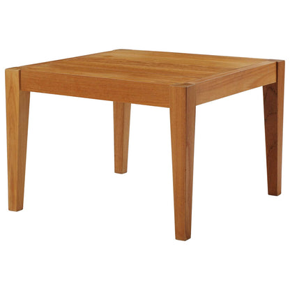Northlake 3 Piece Outdoor Patio Premium Grade A Teak Wood Set, Wood , Natural White, 18012