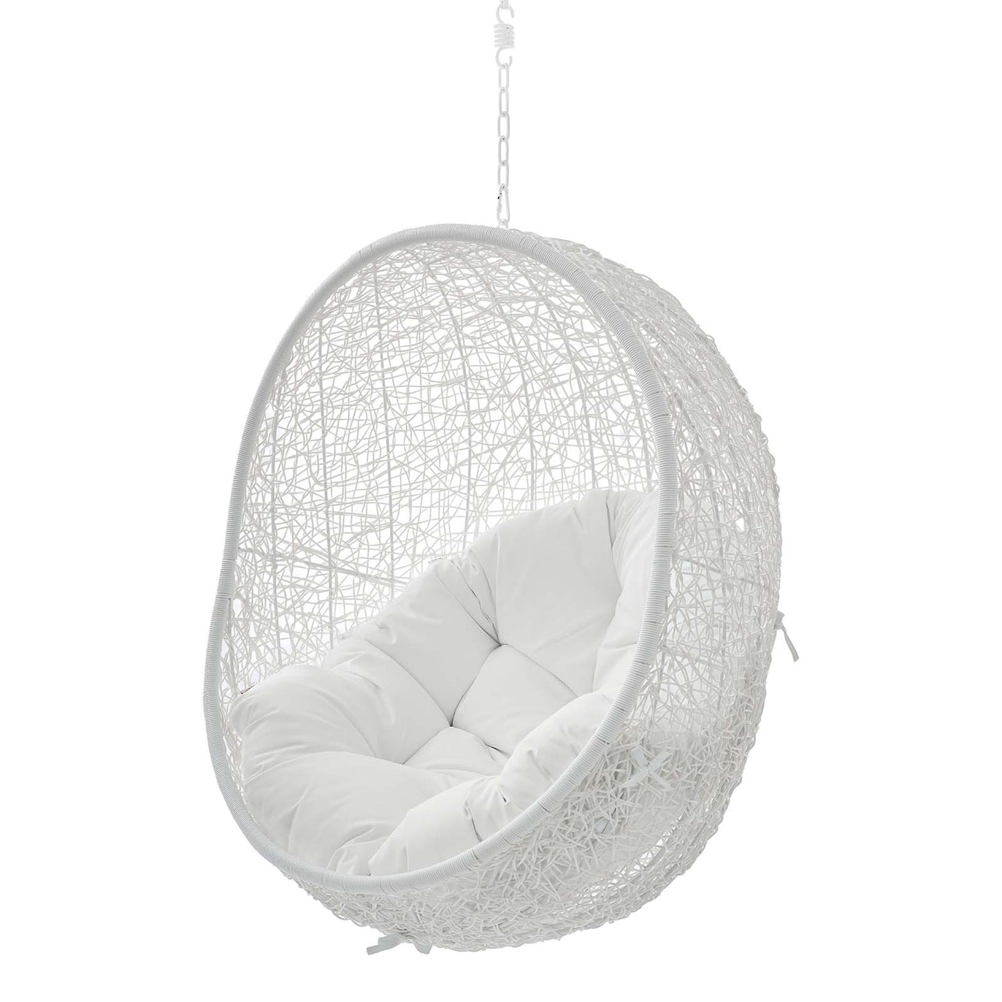 Hide Sunbrella® Fabric Swing Outdoor Patio Lounge Chair Without Stand, White, 18248