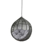 Garner Teardrop Outdoor Patio Swing Chair Without Stand, Grey Gray, 18262