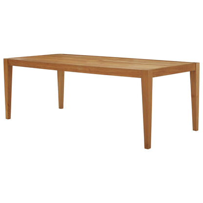 Newbury 7 Piece Outdoor Patio Premium Grade A Teak Wood Set, Wood , Natural White, 18016