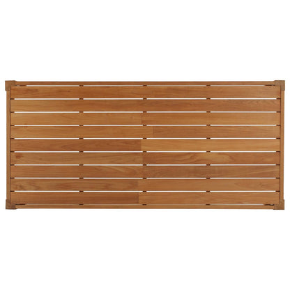 Newbury 7 Piece Outdoor Patio Premium Grade A Teak Wood Set, Wood , Natural White, 18016
