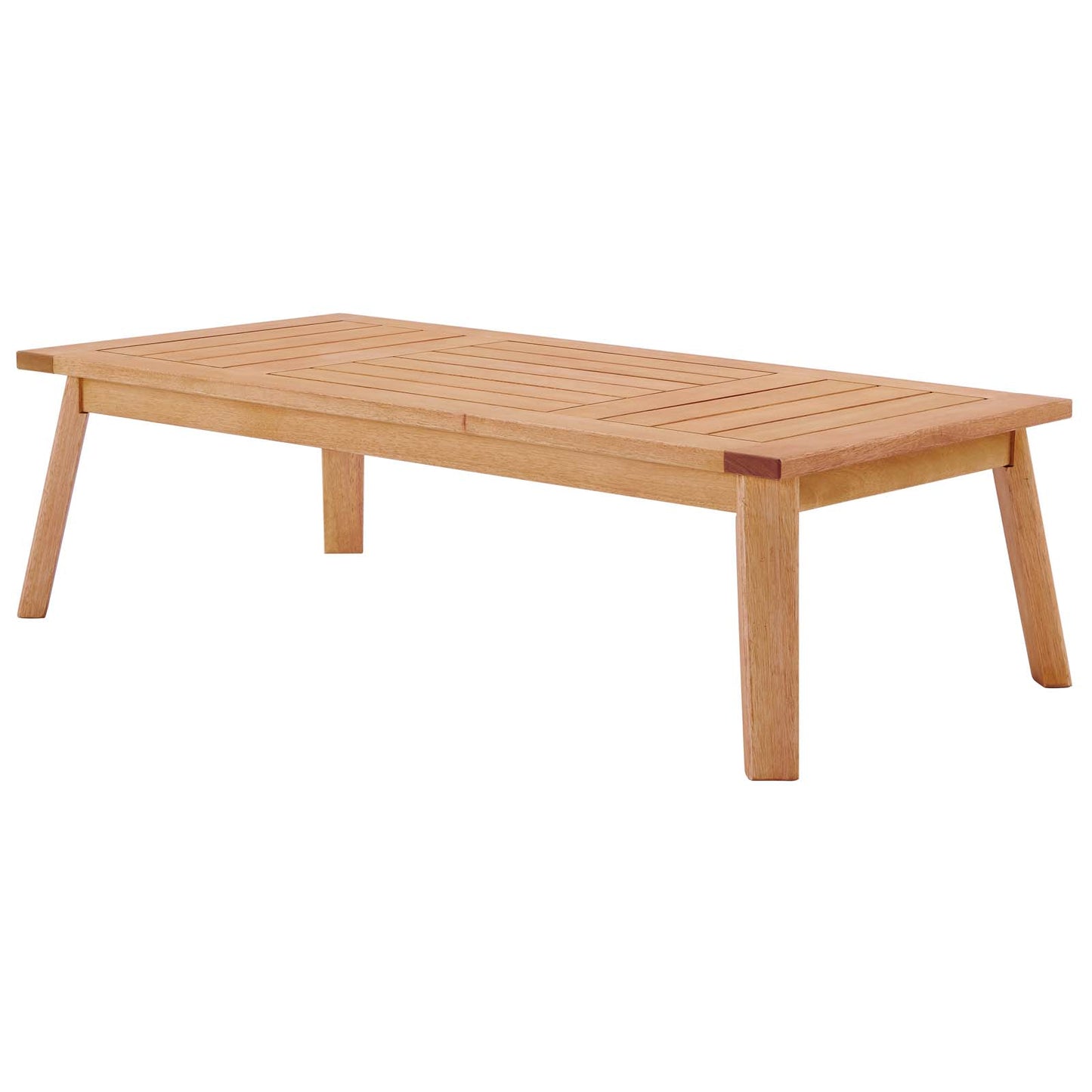 Sedona Outdoor Patio Eucalyptus Wood Coffee Table, Wood, Brown Natural, 18278