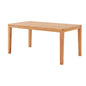 Portsmouth 63" Karri Wood Outdoor Patio Dining Table, Wood, Brown Natural, 18284
