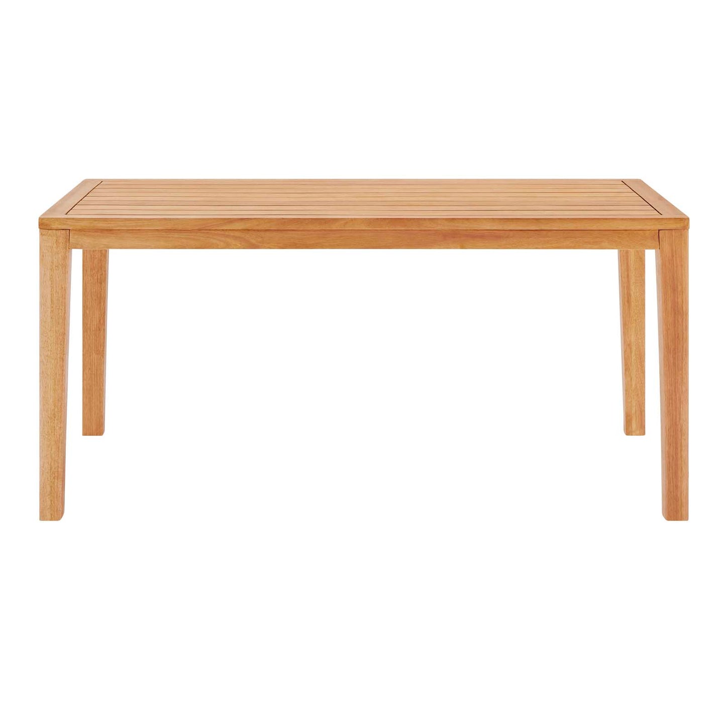 Portsmouth 63" Karri Wood Outdoor Patio Dining Table, Wood, Brown Natural, 18284