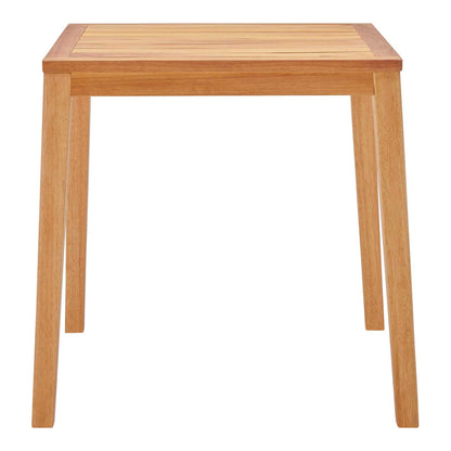 Portsmouth Karri Wood Outdoor Patio Bar Table, Wood, Brown Natural, 18286