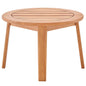 Vero Ash Wood Outdoor Patio Side End Table, Wood, Brown Natural, 18301