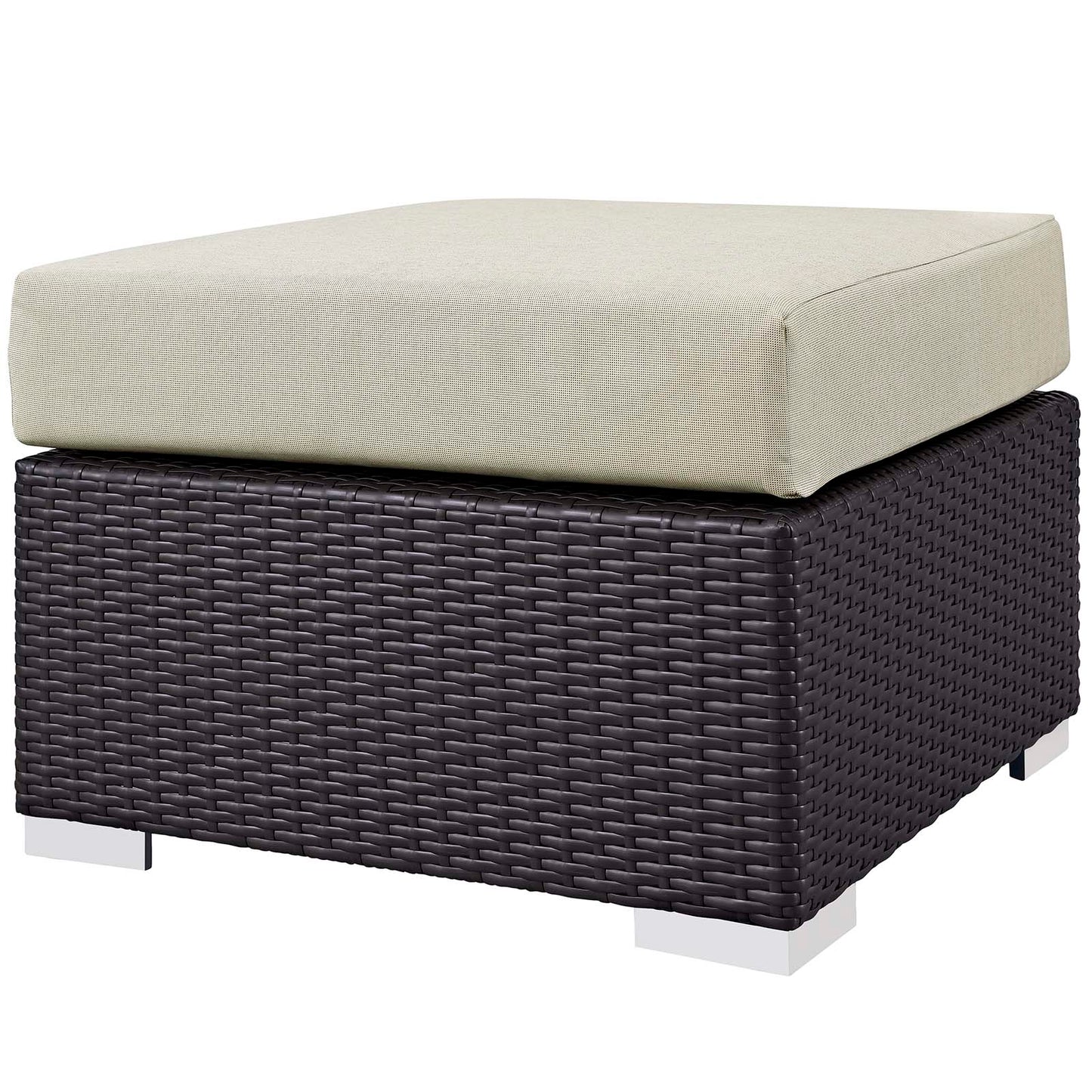 Convene 3 Piece Set Outdoor Patio with Fire Pit, Fabric Rattan Wicker, Beige, 17593