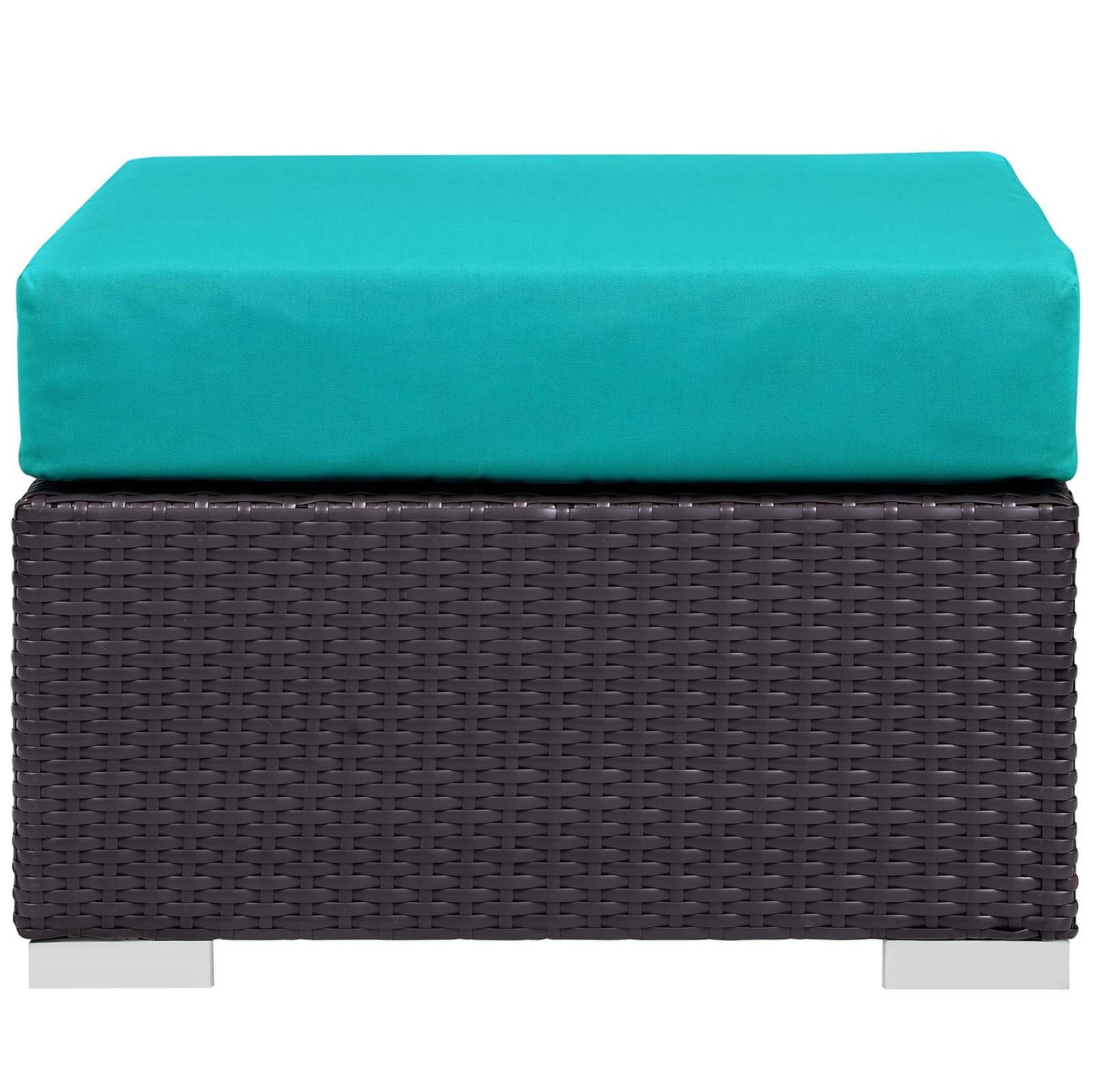 Convene 3 Piece Set Outdoor Patio with Fire Pit, Fabric Rattan Wicker, Blue, 17596