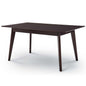 Oracle 59" Rectangle Dining Table, Wood, Drak Brown, 18345