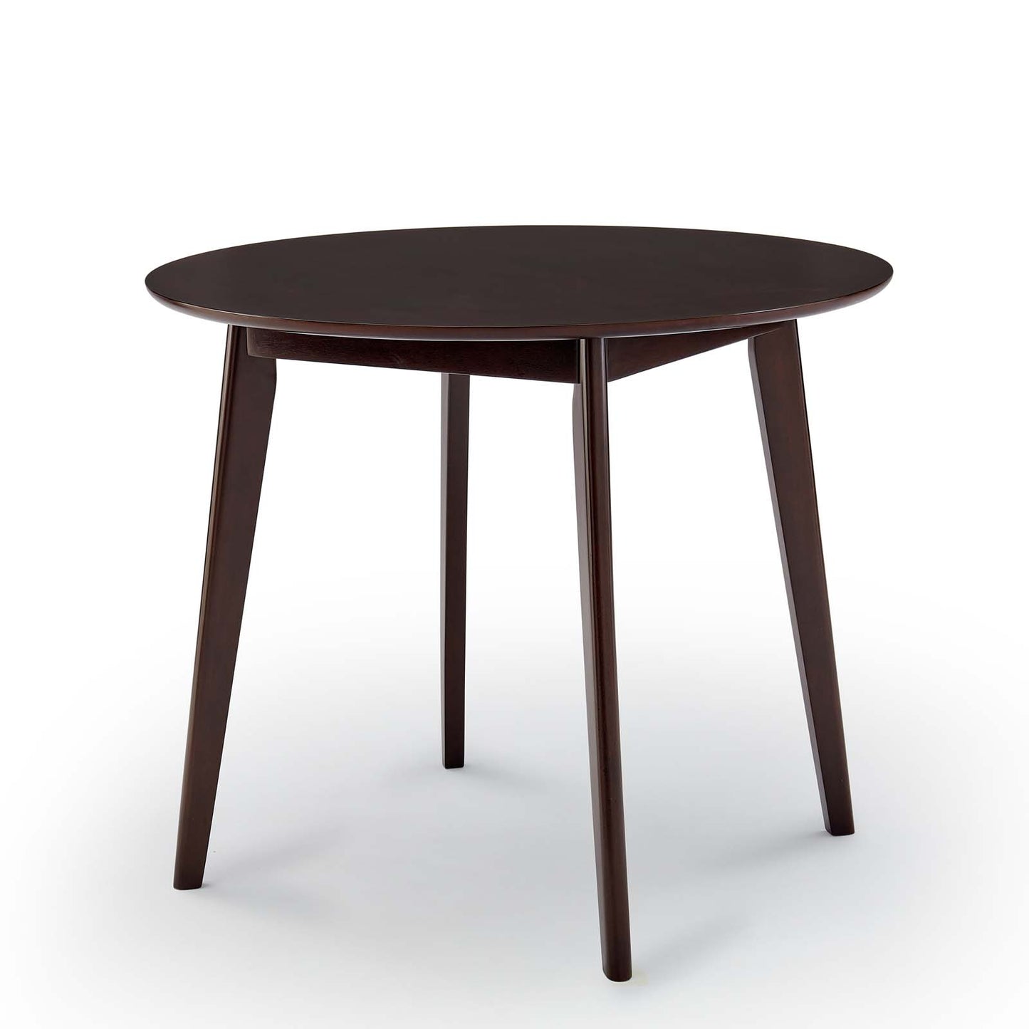 Vision 35" Round Dining Table, Wood, Drak Brown, 18347