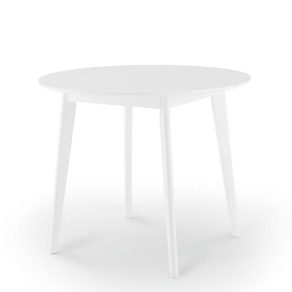 Vision 35" Round Dining Table, Wood, White, 18348