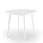Vision 35" Round Dining Table, Wood, White, 18348