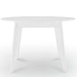 Vision 45" Round Dining Table, Wood, White, 18350