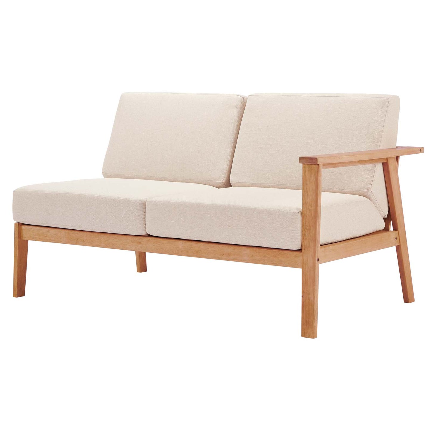Sedona 5 Piece Outdoor Patio Eucalyptus Wood Set, Wood, Brown Natural Taupe Gray, 18353