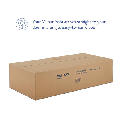 Valour Performance Velvet Sofa, Velvet, Brown, 18362