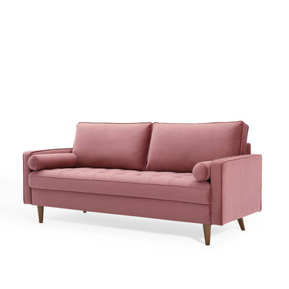 Valour Performance Velvet Sofa, Velvet, Pink, 18363