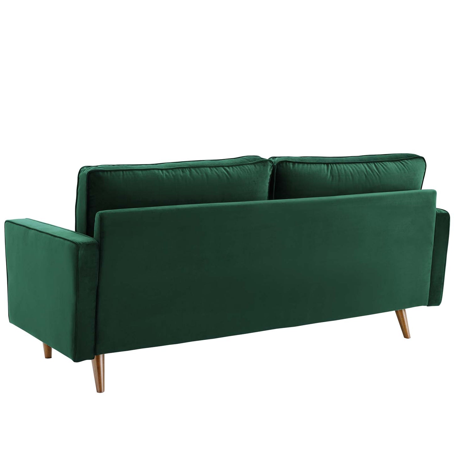 Valour Performance Velvet Sofa, Velvet Fabric, Green, 18080