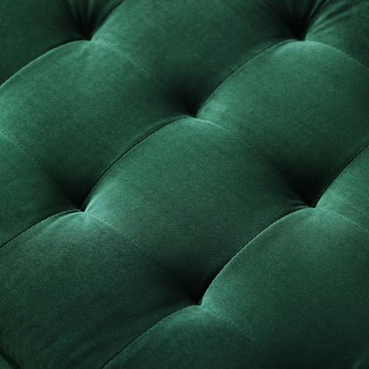 Valour Performance Velvet Sofa, Velvet Fabric, Green, 18080