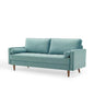Valour Performance Velvet Sofa, Velvet, Blue, 18364