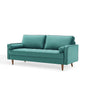 Valour Performance Velvet Sofa, Velvet, Teal Blue, 18366