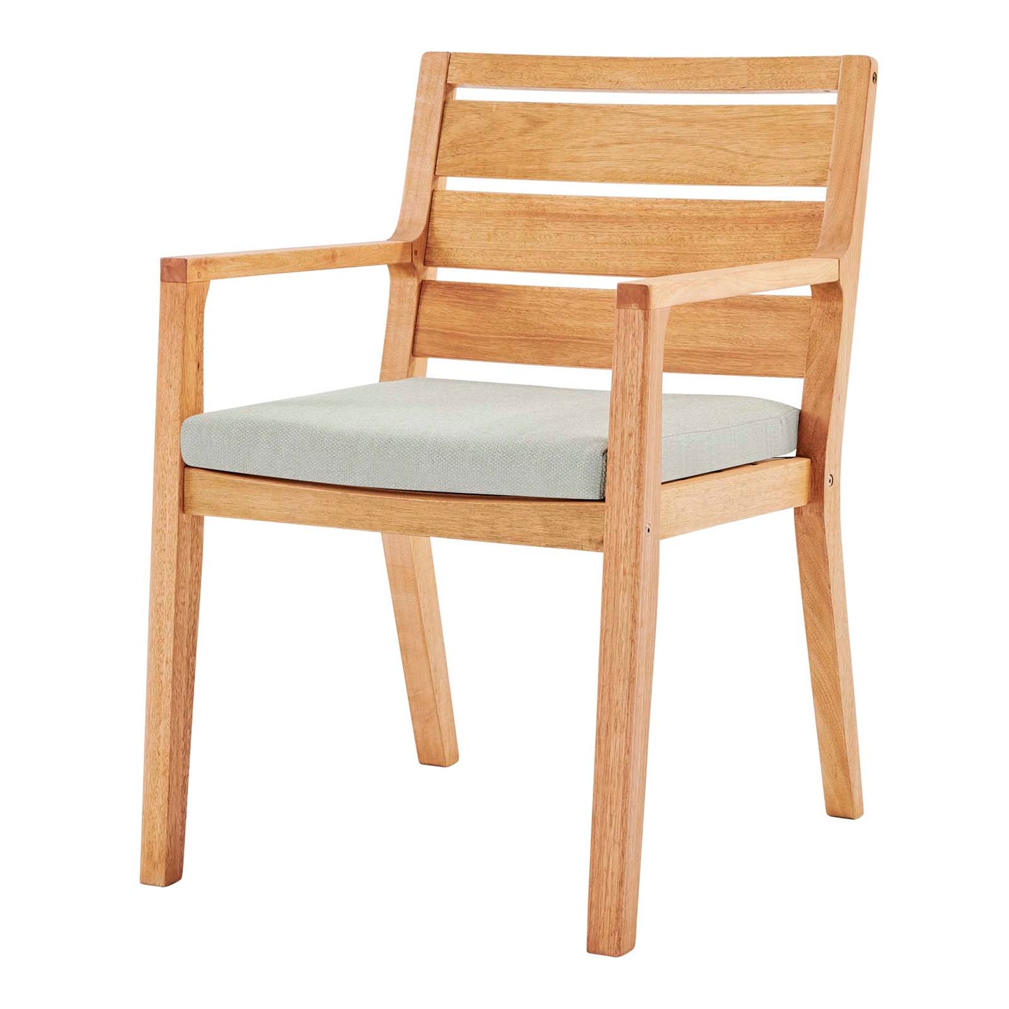 Portsmouth 5 Piece Outdoor Patio Karri Wood Dining Set, Wood, Brown Natural Taupe Gray, 18541