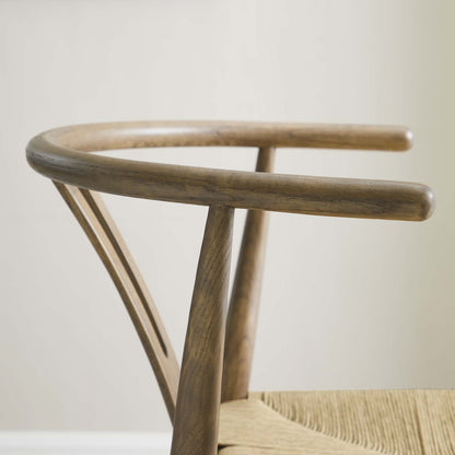 Amish Wood Counter Stool, Wood, Grey Gray, 18581