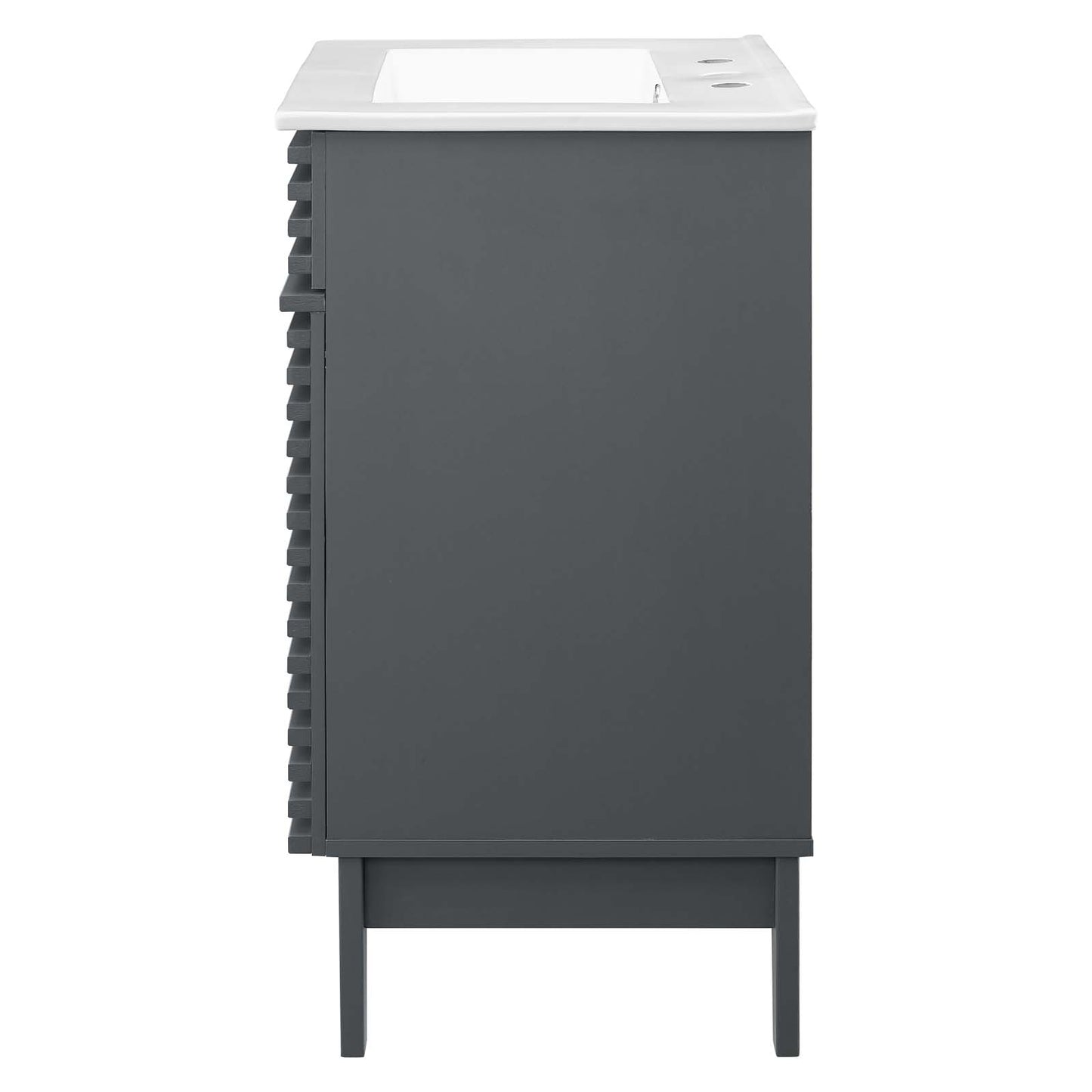 Render Bathroom Vanity, Wood, Grey Gray White, 18615