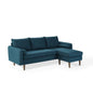 Revive Upholstered Right or Left Sectional Sofa, Fabric, Navy Blue, 18623