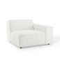 Restore Left-Arm Sectional Sofa Chair, Fabric, White, 18636