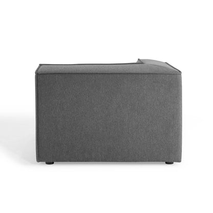 Restore Sectional Sofa Corner Chair, Fabric, Dark Grey Gray, 18637