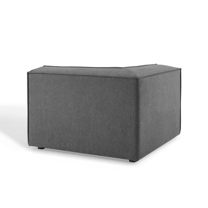Restore Sectional Sofa Corner Chair, Fabric, Dark Grey Gray, 18637