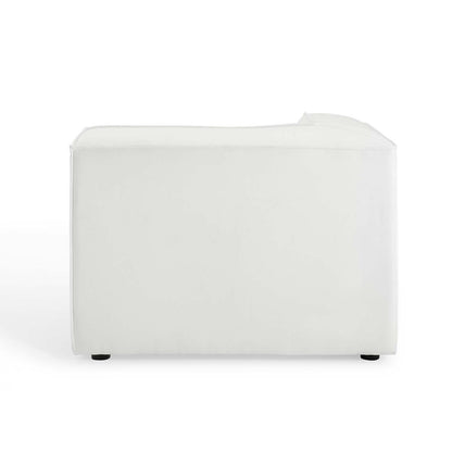 Restore Sectional Sofa Corner Chair, Fabric, White, 18638