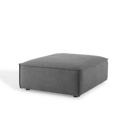 Restore Ottoman, Fabric, Dark Grey Gray, 18641