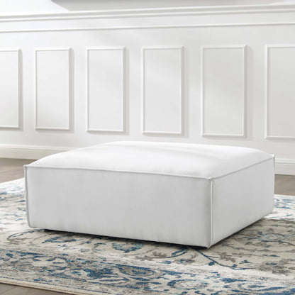 Restore Ottoman, Fabric, White, 18642