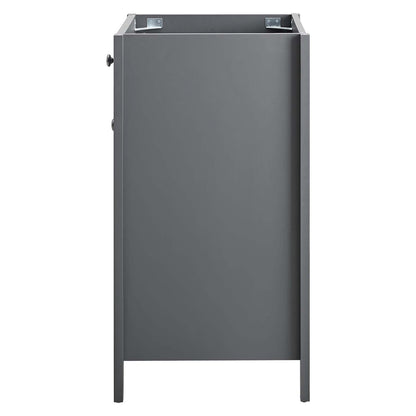 Nantucket 24" Bathroom Vanity Cabinet (Sink Basin Not Included), Wood, Grey Gray, 18646
