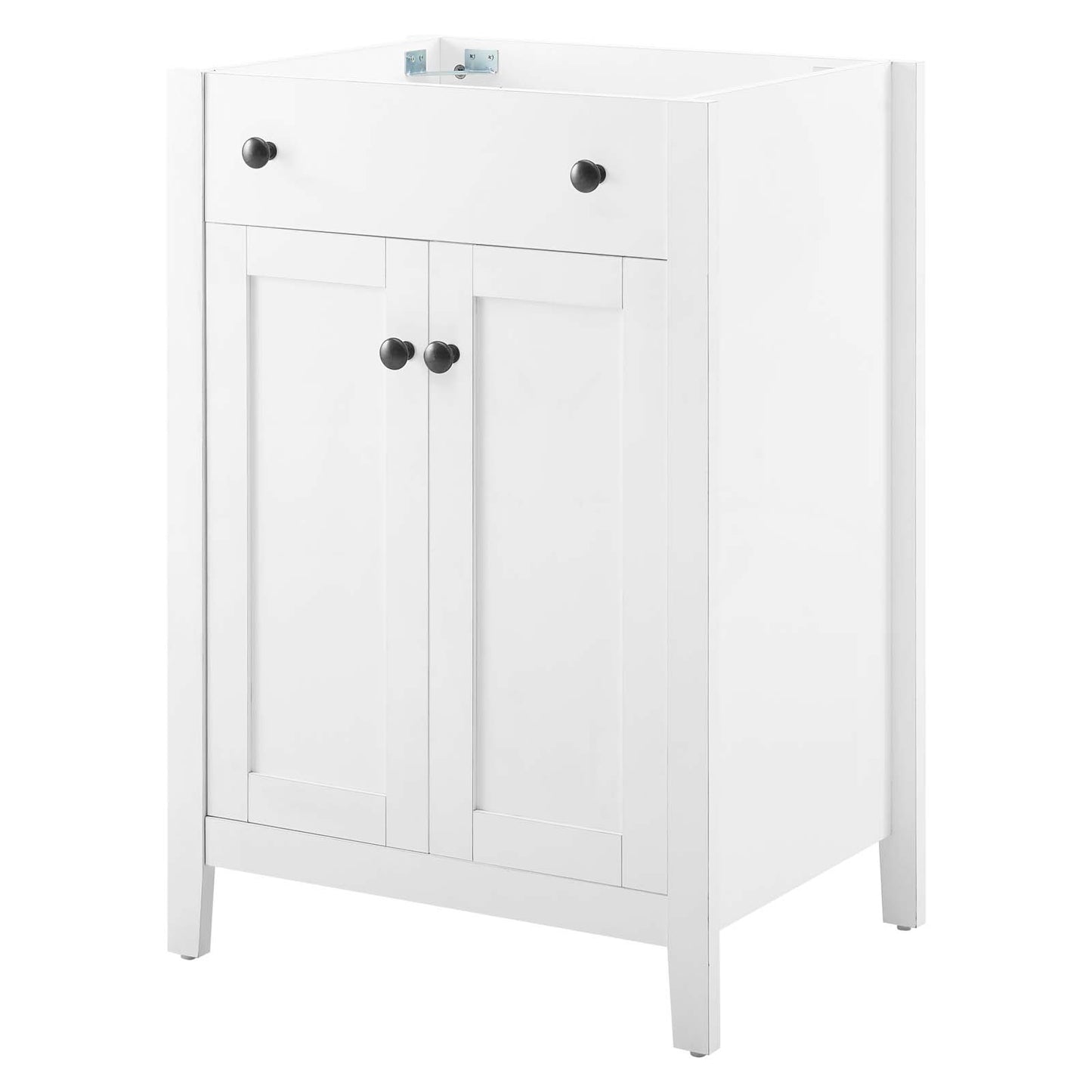 Nantucket 24" Bathroom Vanity Cabinet (Sink Basin Not Included), Wood, White, 18647