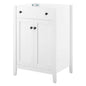 Nantucket 24" Bathroom Vanity Cabinet (Sink Basin Not Included), Wood, White, 18647