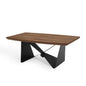 Gemini Coffee Table, Wood, Metal Steel, Brown Walnut, 18693
