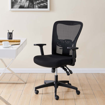 Define Mesh Office Chair, Fabric, Black, 18725