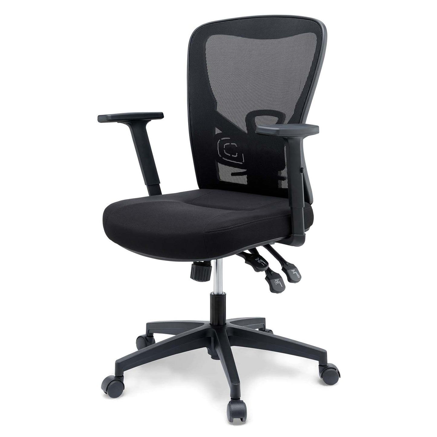 Define Mesh Office Chair, Fabric, Black, 18725