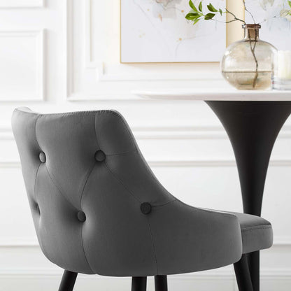Adorn Performance Velvet Bar Stool, Velvet, Grey Gray, 23120