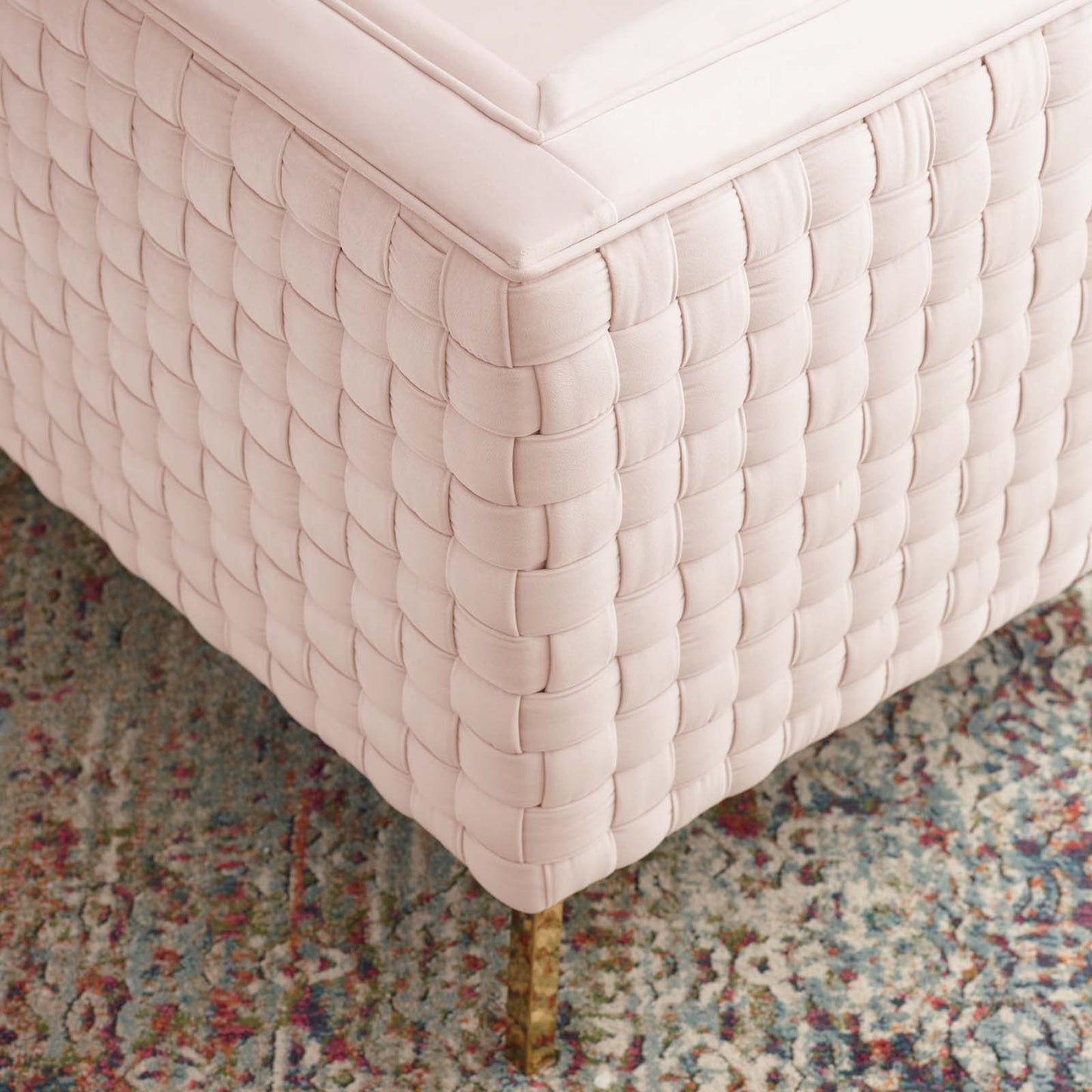 Resonate Performance Velvet Armchair, Velvet, Pink, 18785